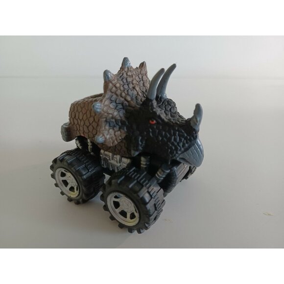Dino Baby Pull Back Car Brown Vehicle Toy with Big Tire Wheels Toys For Kids - Picture 1 of 12